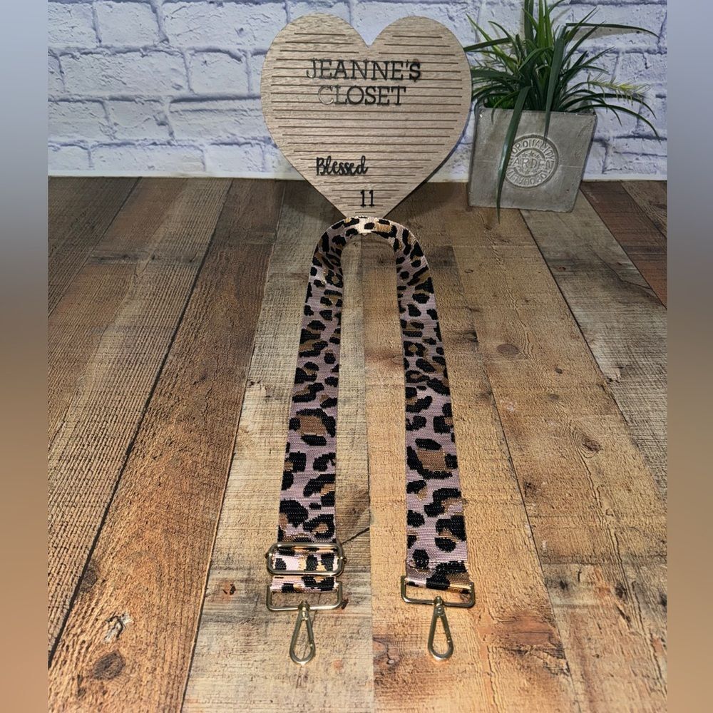 Adjustable Canvas Bag Replacement Strap, Animal P… - image 1